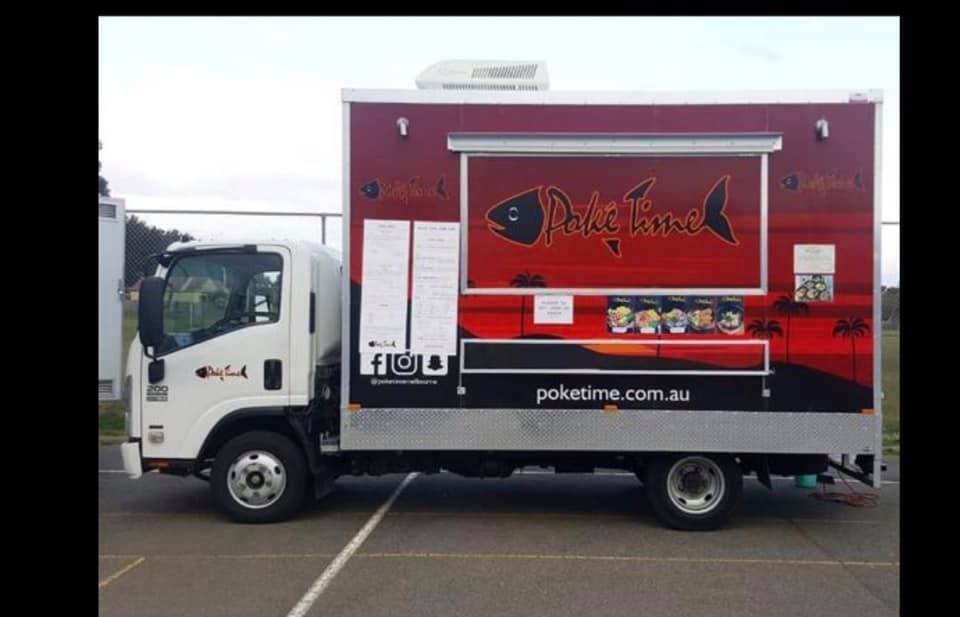 Custom seafood food truck built to suit client needs by Perth food truck builders